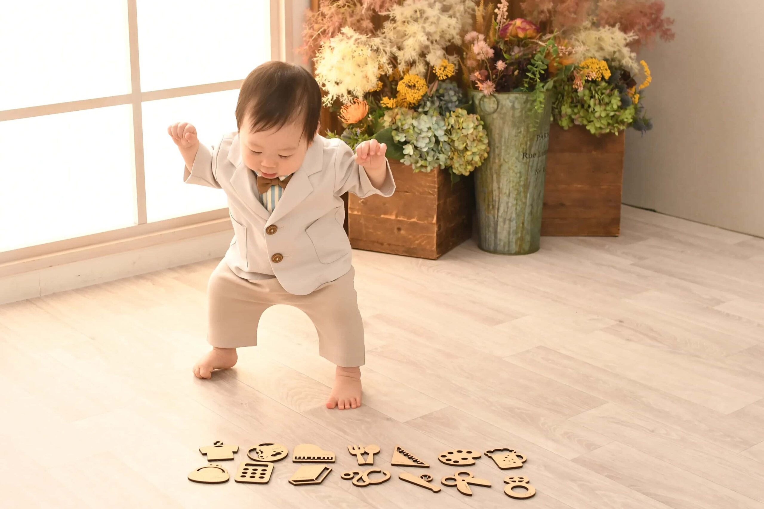 誕生祝いの撮影作例｜富山の写真館スタジオbe