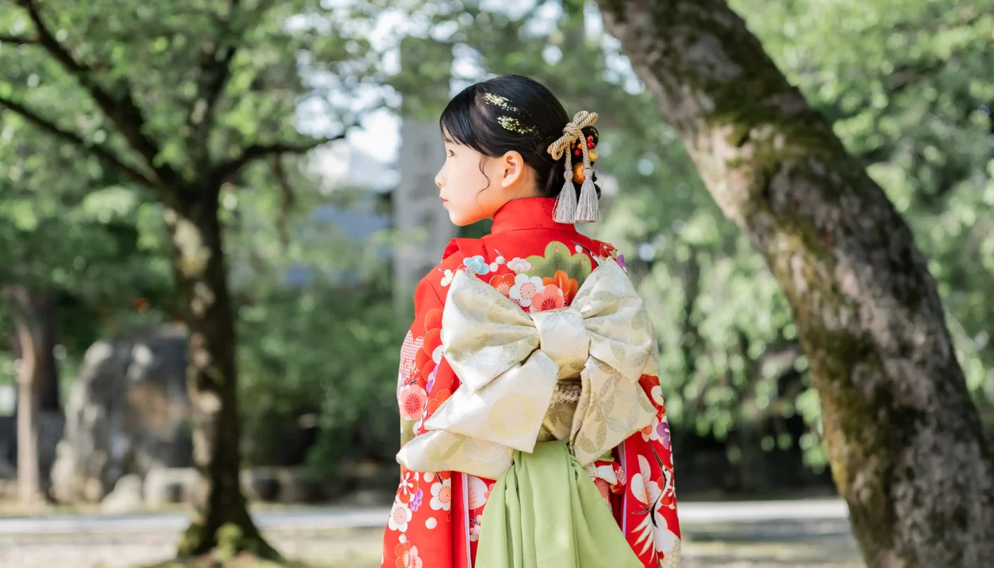 和装　七五三　ロケ